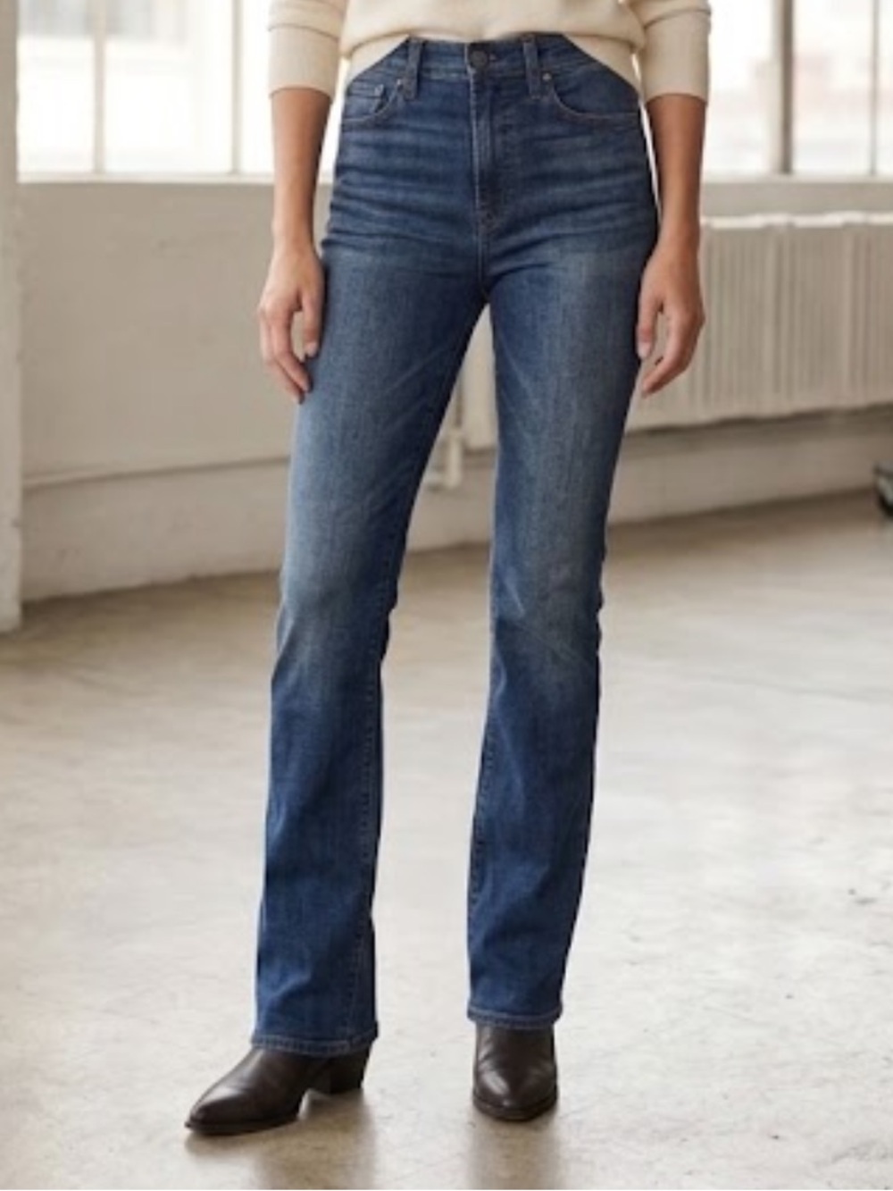 Madewell Skinny Flare Jeans Colleton Wash Size 28 Magic Pockets NG357
BB